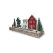 Picture of 3 CANDLE HOLDER - CHRISTMAS WOODEN HOUSES